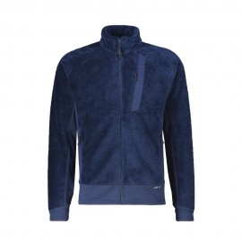 Meru Felpa In Pile Oneroa Tech Mock Neck Blu Uomo