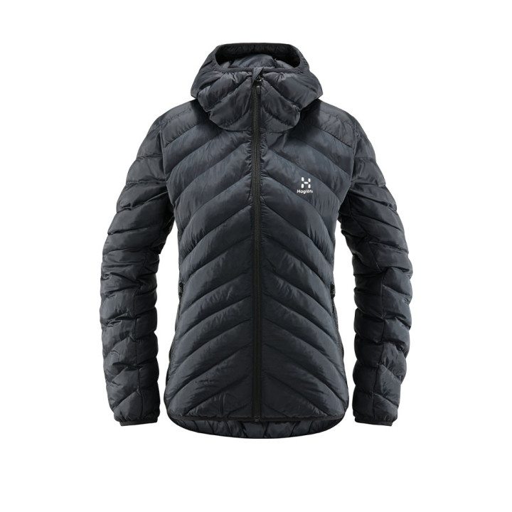 Haglöfs Giacca Trekking Särna Mimic Hood True Nero Donna