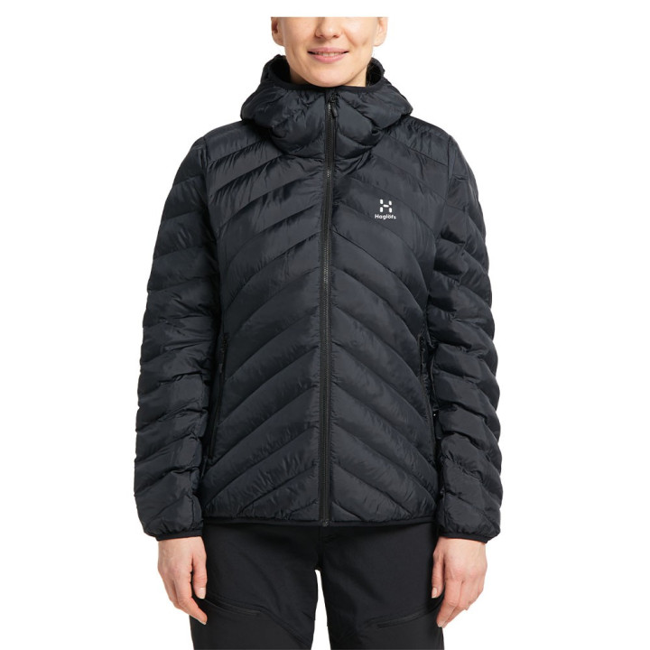 Haglöfs Giacca Trekking Särna Mimic Hood True Nero Donna