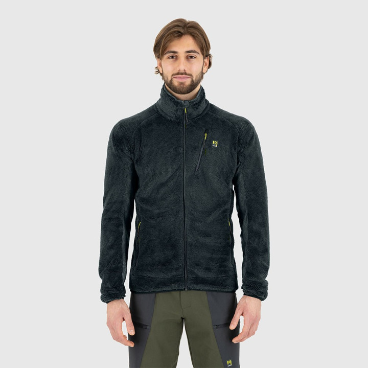 Karpos Felpa In Pile Vertice Woold Gray Uomo