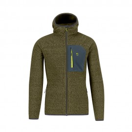 Karpos Felpa In Pile Rocchetta Evo Verde Grigio Uomo