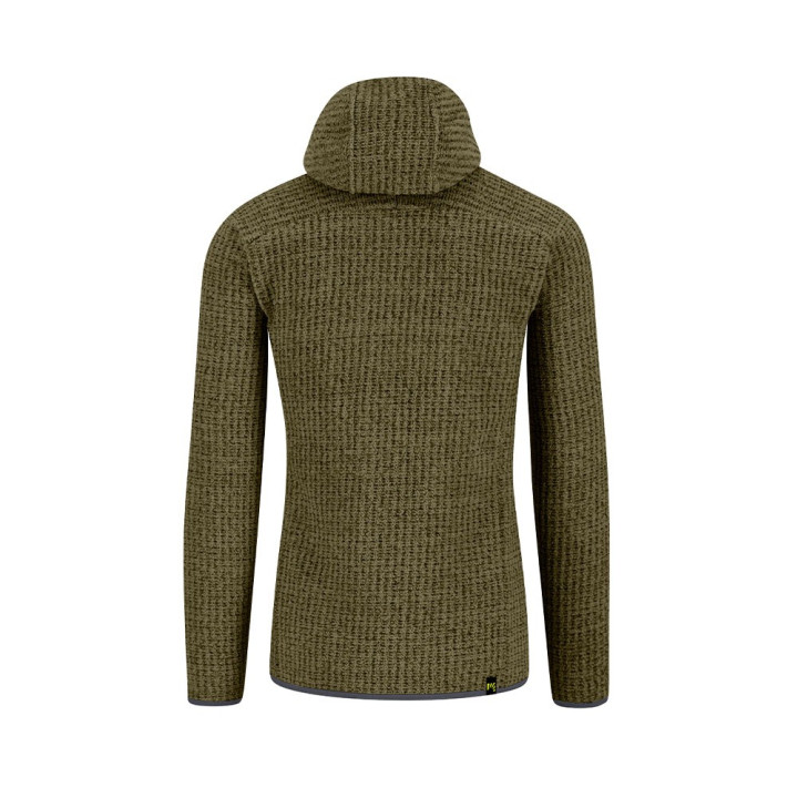 Karpos Felpa In Pile Rocchetta Evo Hoodie Deep Depths Woodl Gray Uomo