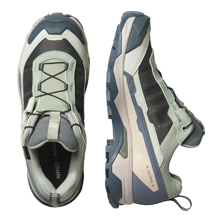 Salomon X Ultra 5 GORE-TEX Seagrass Turbulence Tender - Scarpe Trekking Donna