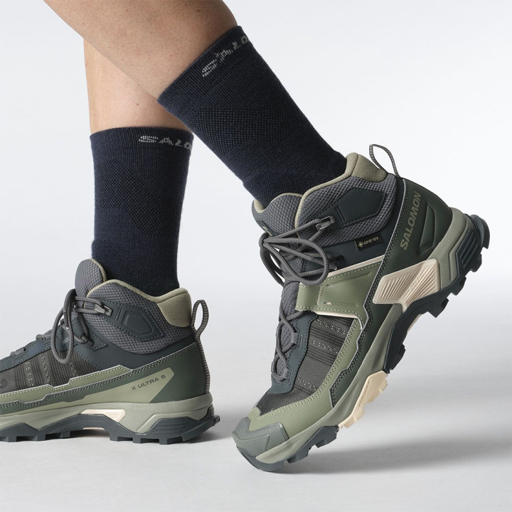 Salomon X Ultra 5 Mid GORE-TEX Turbulence Sedona Sage T - Scarpe Trekking Donna