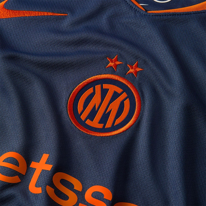 Nike Maglia Maniche Corte Inter Third 25 26 Blu Arancio Uomo