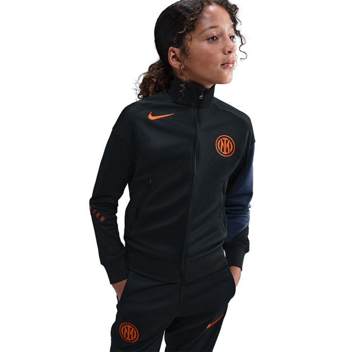 Nike Tuta Calcio Inter Training Nero Blu Arancio Bambino