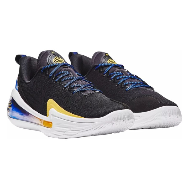 Under Armour Curry 12 Dub Nation Nero Giallo - Scarpe Basket Uomo