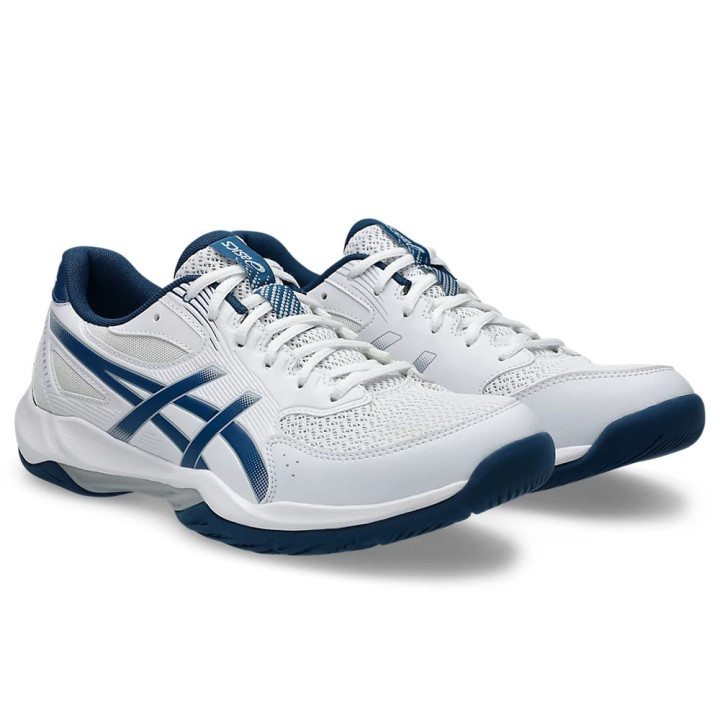 Asics Gel-Rocket 12 Bianco Blu - Scarpe Pallavolo Uomo