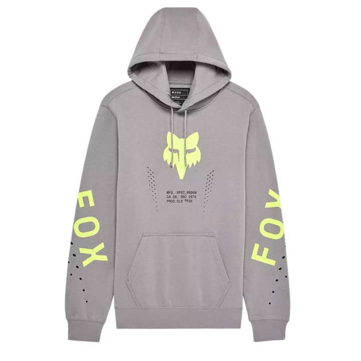Fox Fleece Mtb Shield Stl Gry Uomo