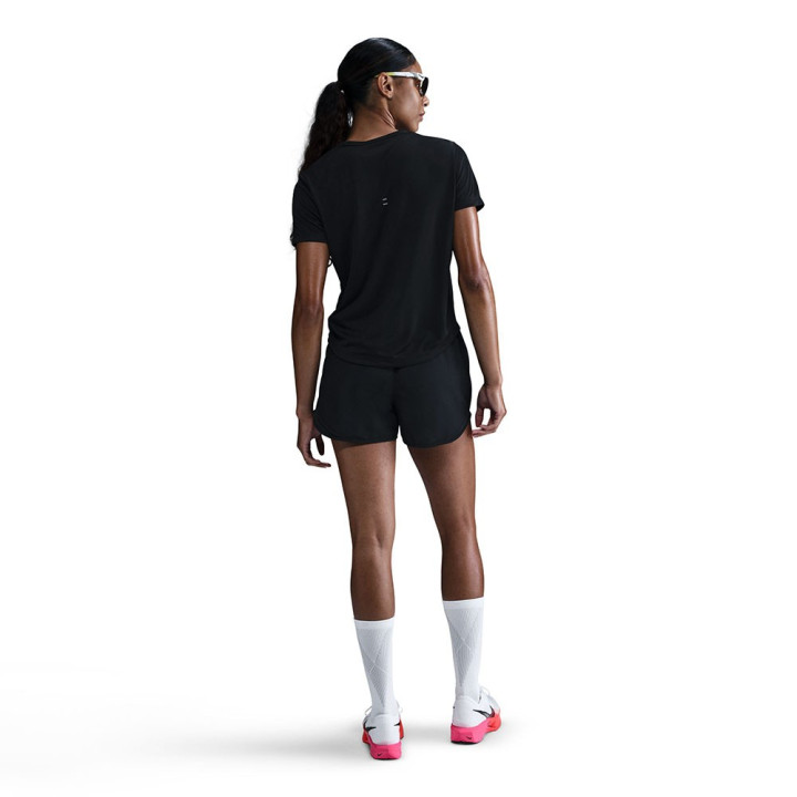Nike T-Shirt Running Tempo Nero Refl.Silv Donna
