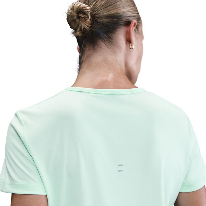 Nike T-Shirt Running Tempo Swoosh Run Mint Foam Bianco Donna
