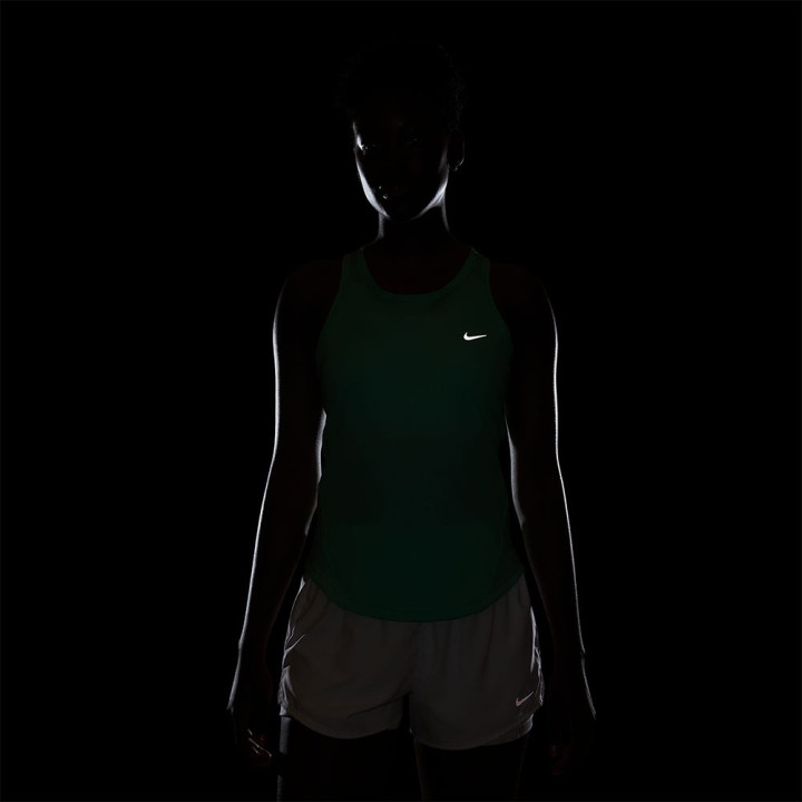 Nike Canotta Running Tempo Mint Argento Donna