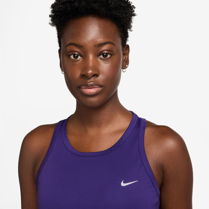 Nike Canotta Running Tempo Purple Argento Donna