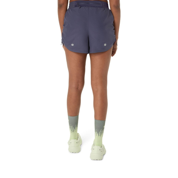 Asics Pantaloncini Running Nagino Adjustable 4" Indigo Fog Donna