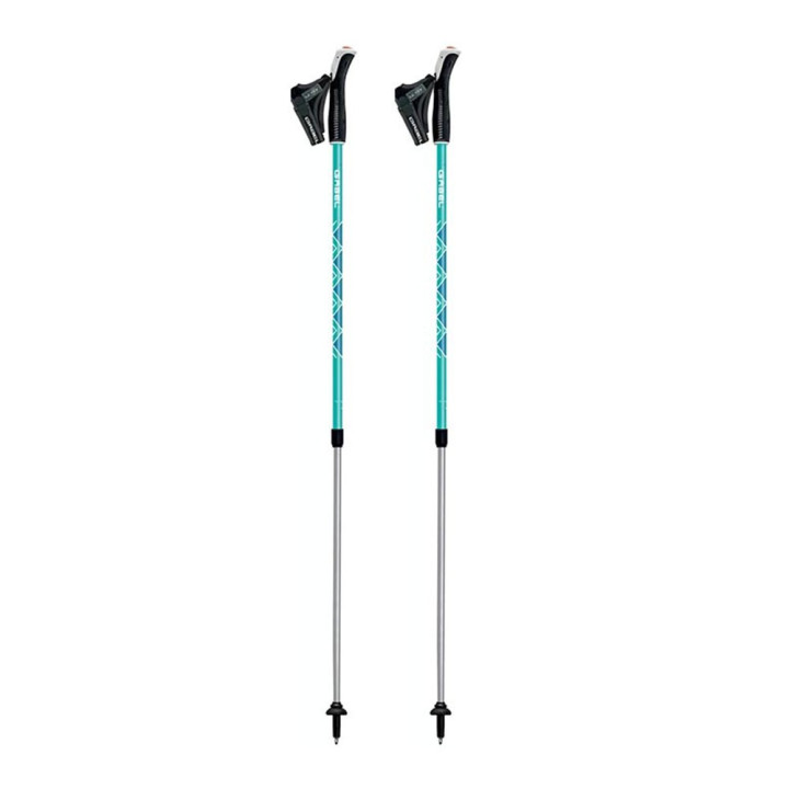 Gabel Bastoncini Trekking Ritmo 77-130Cm Teal