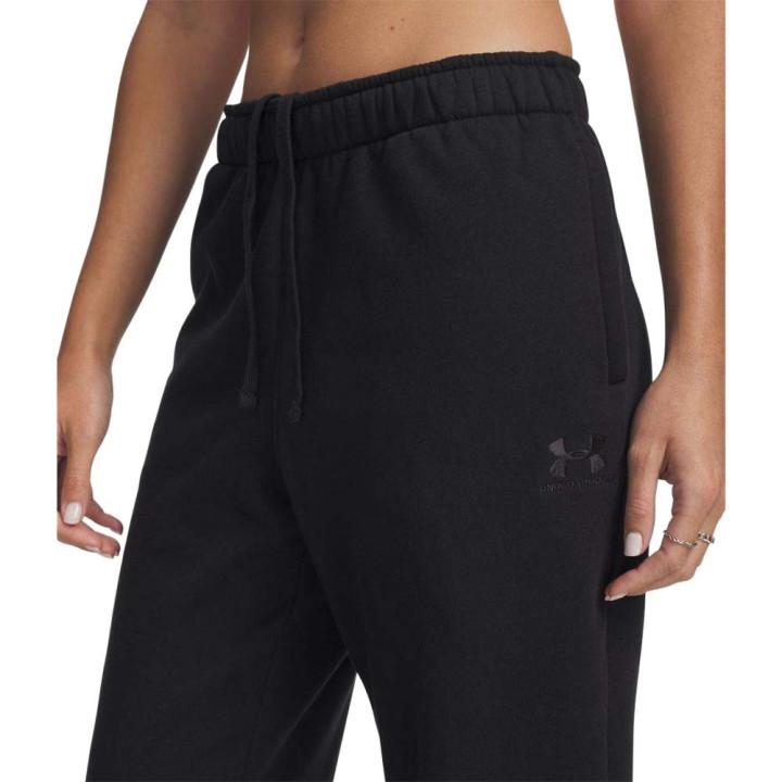 Under Armour Pantaloni Con Polsino Icon Vida Flc Jogger Nero Donna