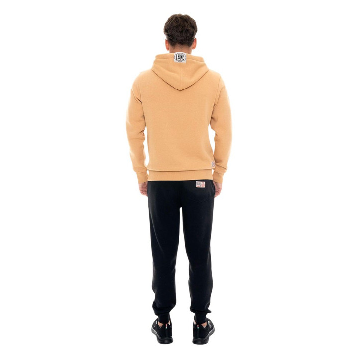 Leone Tuta Sportiva Con Cappuccio Big Logo Moro Uomo