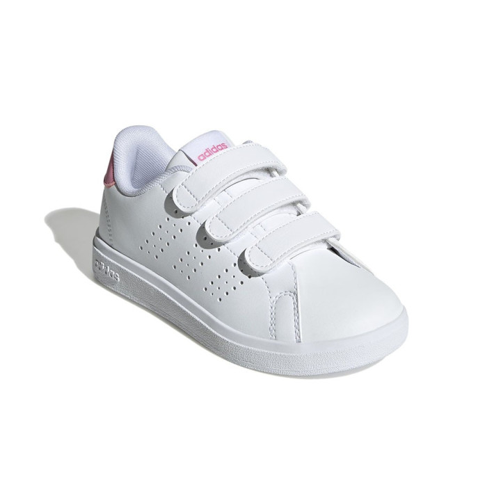 Adidas Advantage Base 2.0 Cf Ps Bianco Rosa - Sneakers Bambina