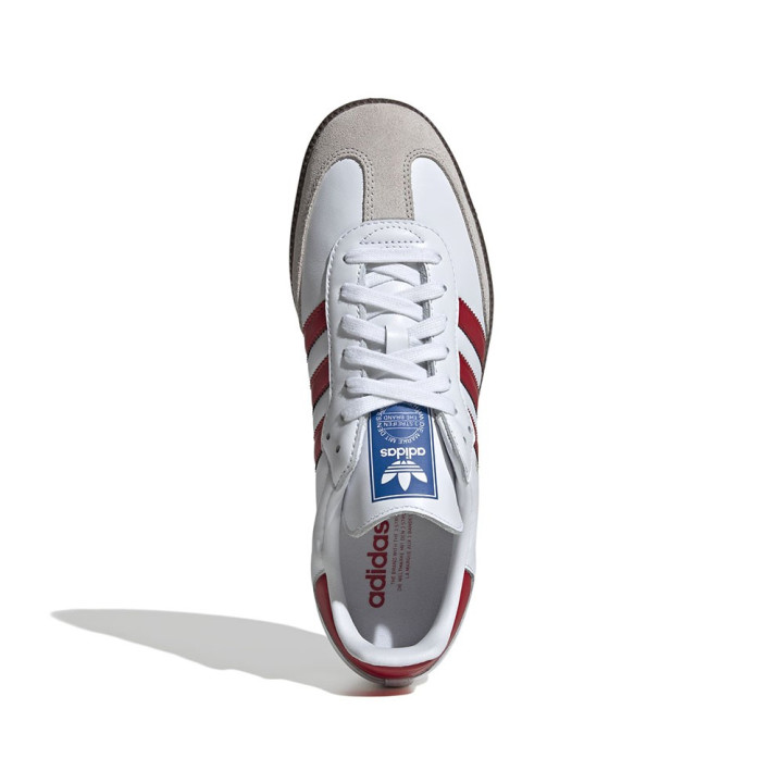 Adidas Originals Samba Og Bianco Scarlet - Sneakers Uomo