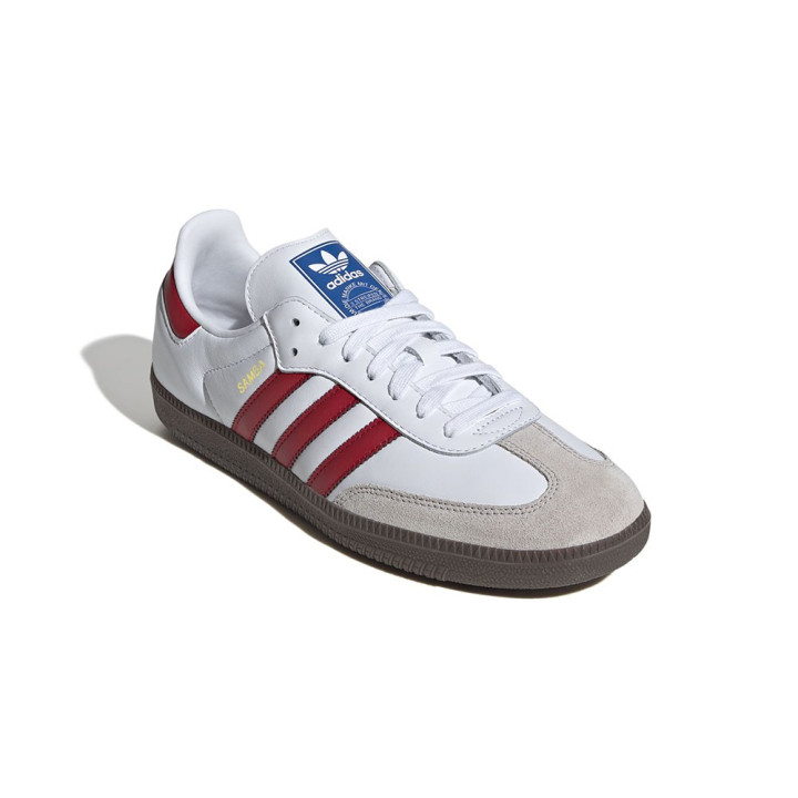 Adidas Originals Samba Og Bianco Scarlet - Sneakers Uomo