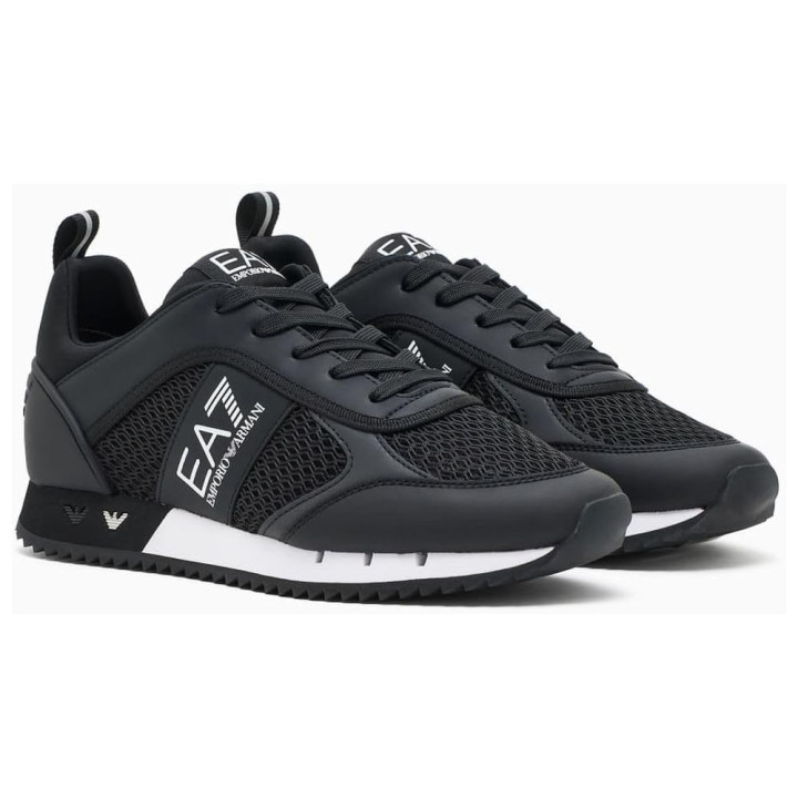 Ea7 Nero&Bianco Laces Nero Bianco - Sneakers Uomo