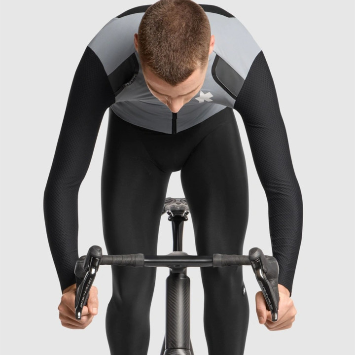 Assos Giacca Ciclismo Equipe Rs Spring Fall S11 Fanatic Argento Uomo