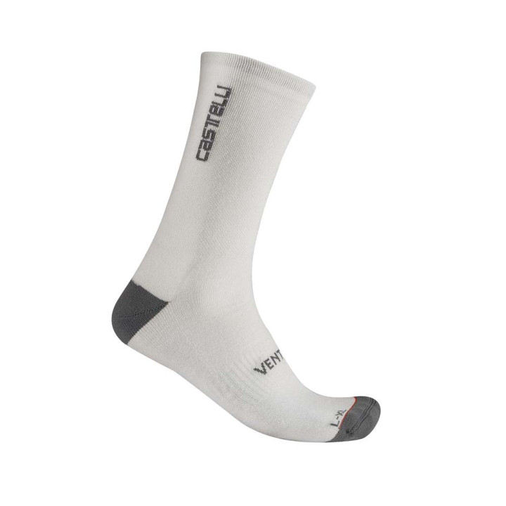 Castelli Calze Ciclismo Venti Soft Merino Bianco Uomo