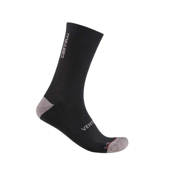 Castelli Calze Ciclismo Venti Soft Merino Nero Uomo