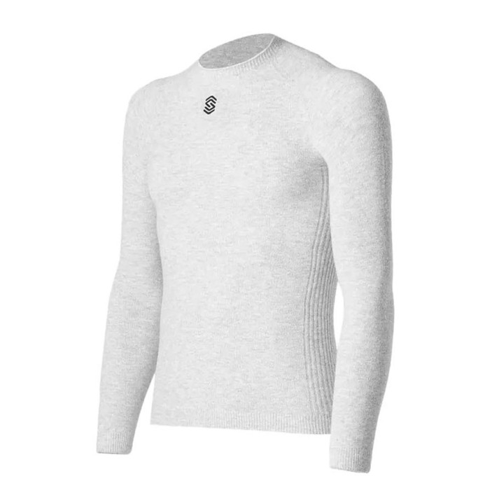 Silverskin Maglia Ciclismo Warm Pearl Grigio Uomo