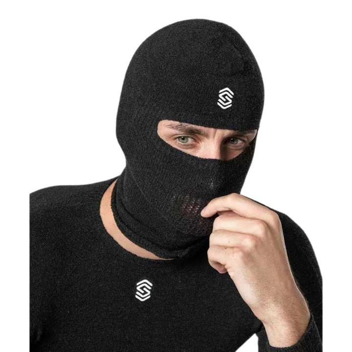 Silverskin Passamontagna Per Bici Warm Antracite Uomo