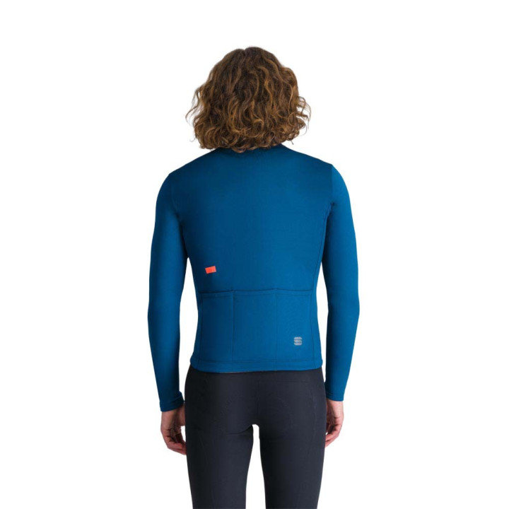 Sportful Maglia Ciclismo Thermal Teal Blu Uomo
