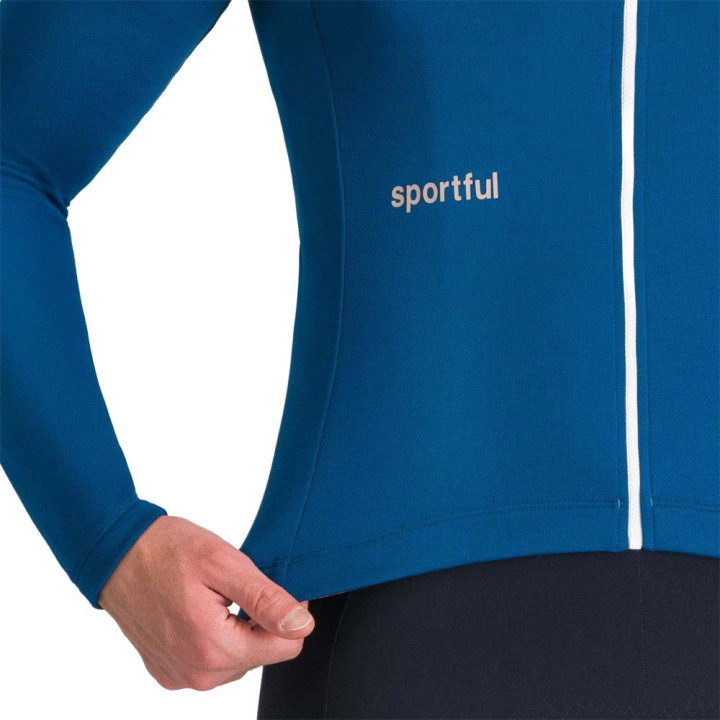 Sportful Maglia Ciclismo Thermal Teal Blu Uomo