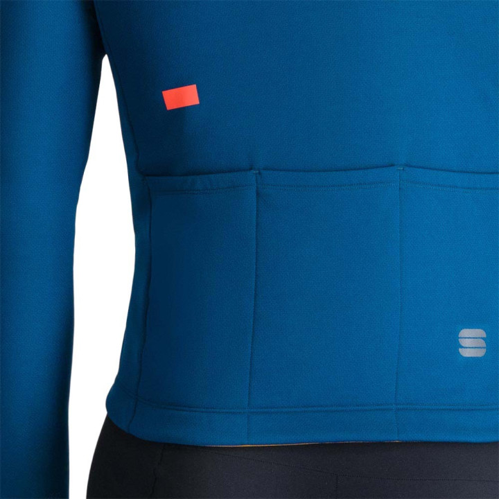 Sportful Maglia Ciclismo Thermal Teal Blu Uomo