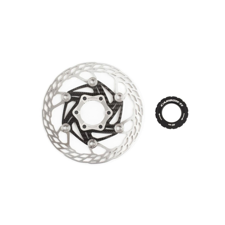 Carbon-Ti Freni A Disco Bici Da Corsa X-Rotor Steel Carb 3 Cl 140Mm Uomo