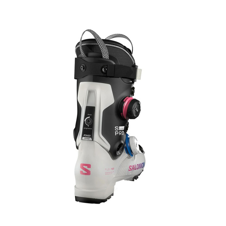 Salomon S Pro Supra Dual Boa 130 Gw Gray Aurora Nero  - Scarponi Da Sci Uomo