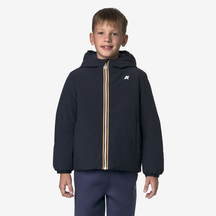 K-Way Giacca Jack Reversibile Blu Bambino