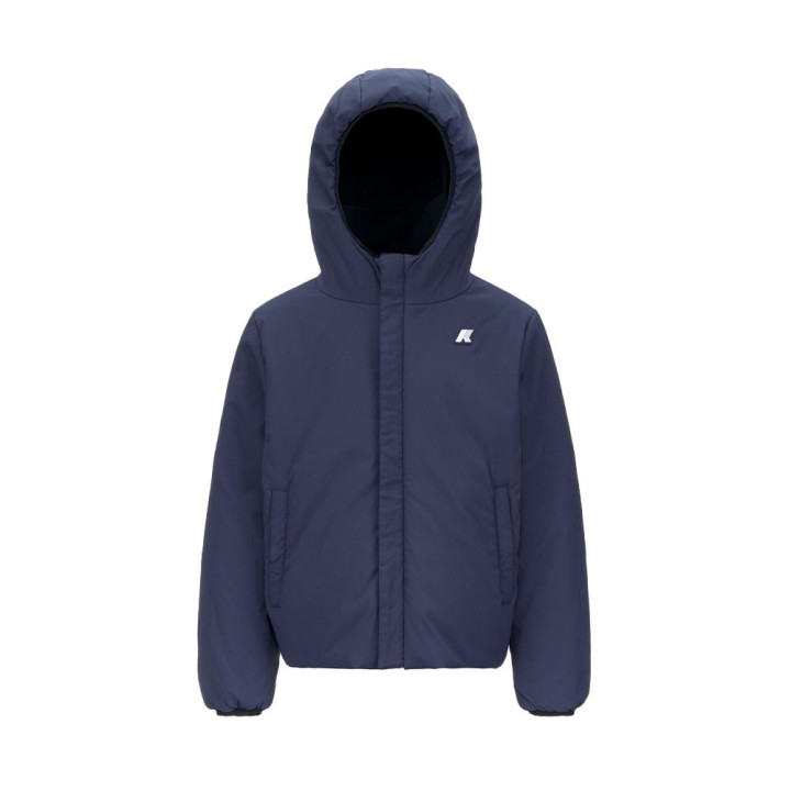 K-Way Giacca Jack Reversibile Blu Bambino