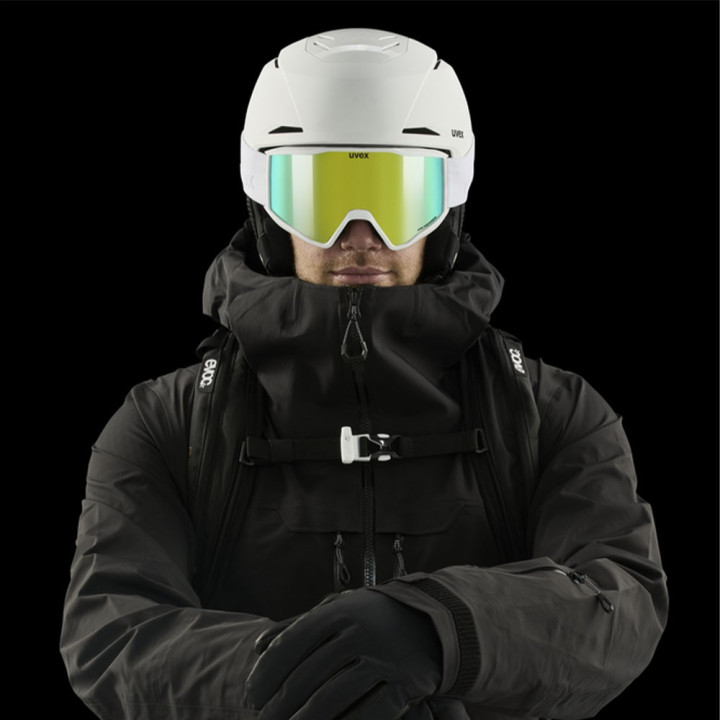 Uvex Maschera Sci Blast Fm Bianco Matt Verde Unisex
