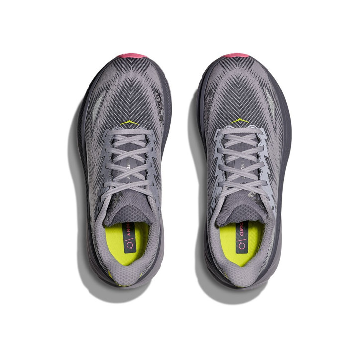 Hoka Clifton 9 GORE-TEX Grigio Skies Foggy Grigio - Scarpe Running Donna