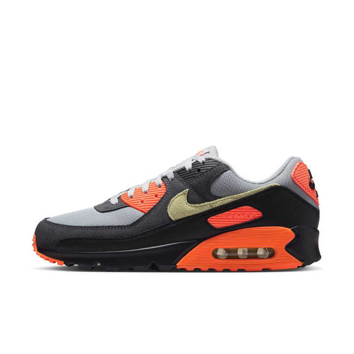 Nike Air Max 90 Mesh Grigio Limelight - Sneakers Uomo