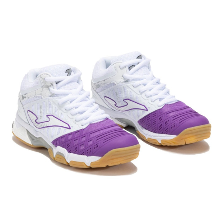 Joma Sport Scarpa V.Block 2535 Bianco Viola - Scarpe da Volley Donna