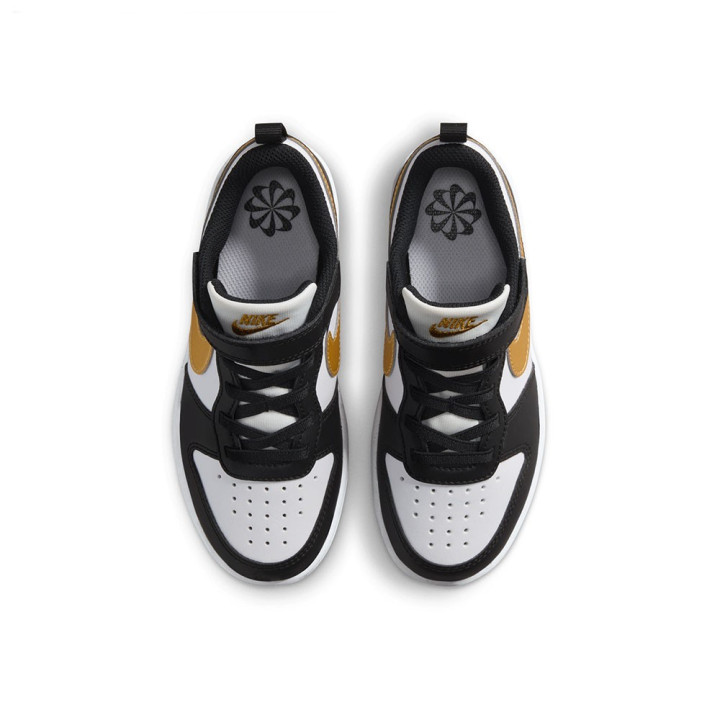 Nike Borough Low Recraft Ps Nero Oro Wht - Sneakers Bambino