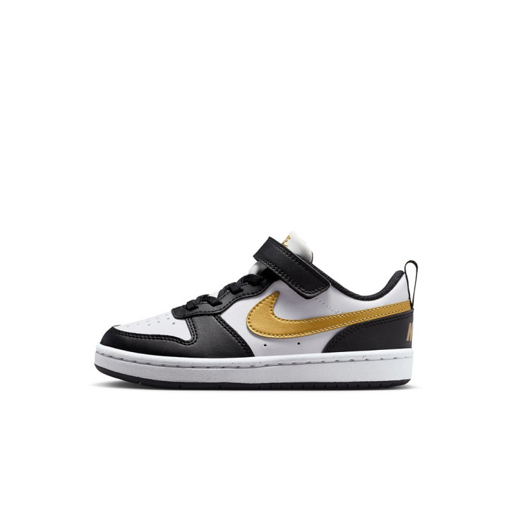 Nike Borough Low Recraft Ps Nero Oro Wht - Sneakers Bambino
