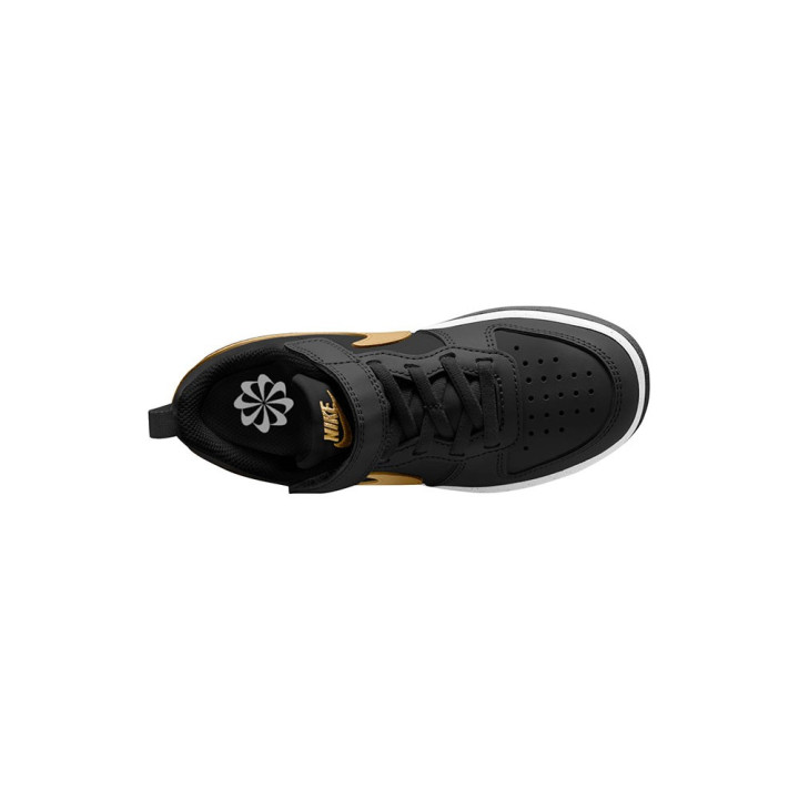 Nike Borough Low Recraft Ps Nero Oro Wht - Sneakers Bambino