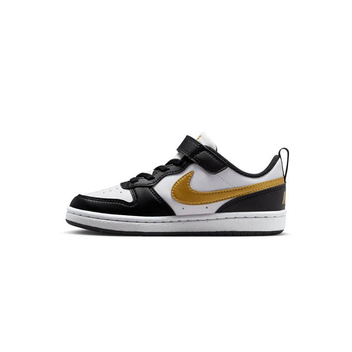 Nike Borough Low Recraft Ps Nero Oro Wht - Sneakers Bambino
