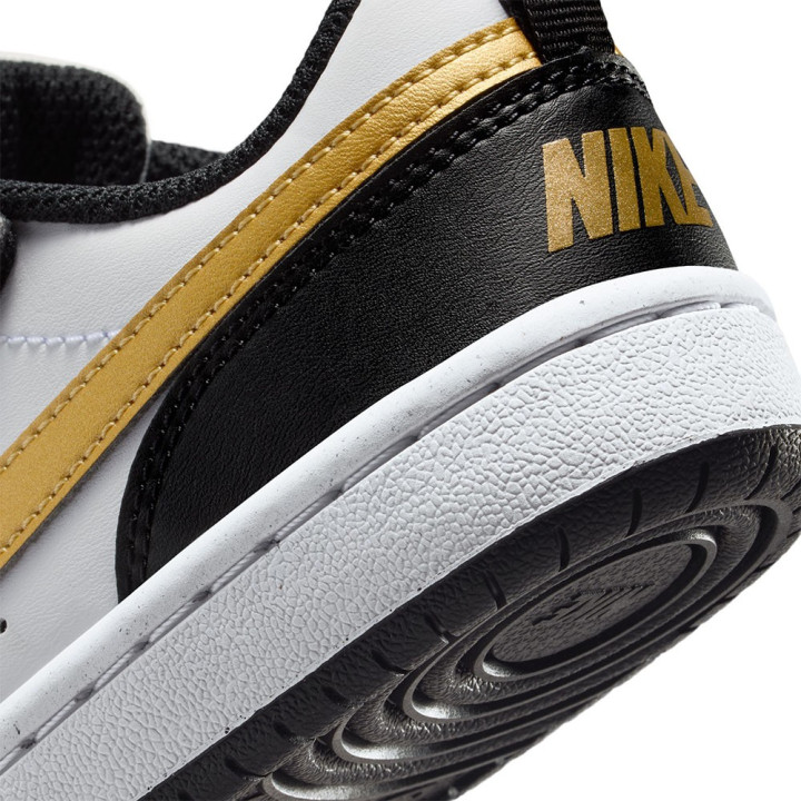 Nike Borough Low Recraft Ps Nero Oro Wht - Sneakers Bambino