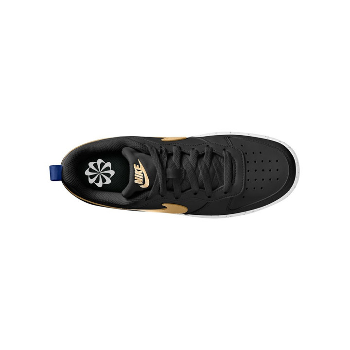 Nike Borough Low Recraft Gs Nero Oro Wht - Sneakers Bambino