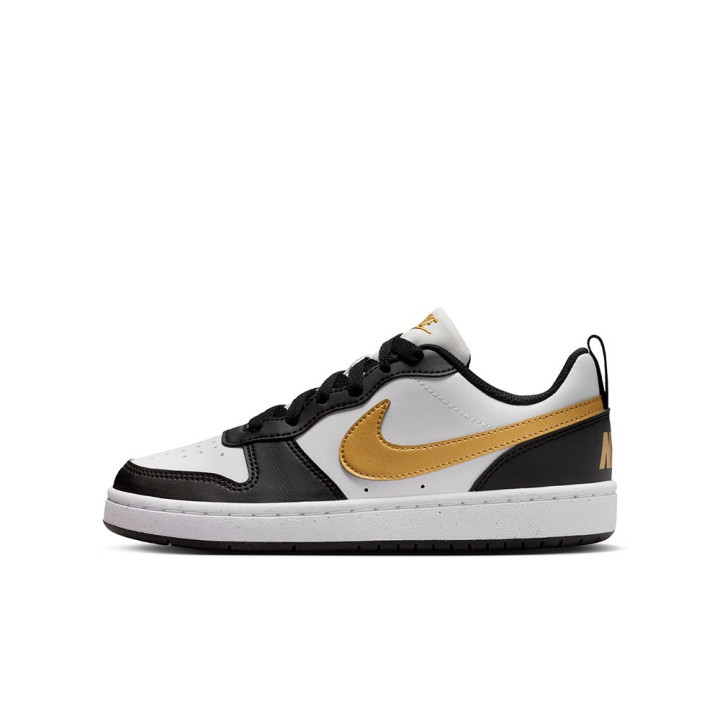Nike Borough Low Recraft Gs Nero Oro Wht - Sneakers Bambino