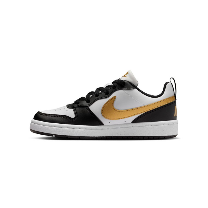Nike Borough Low Recraft Gs Nero Oro Wht - Sneakers Bambino