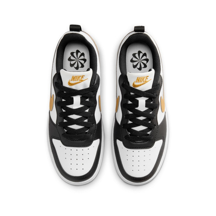 Nike Borough Low Recraft Gs Nero Oro Wht - Sneakers Bambino